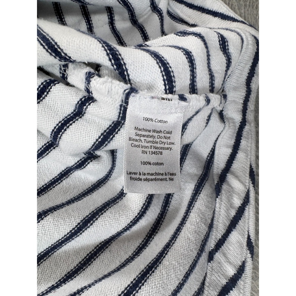 Vineyard Vines Stitched Logo Striped 1/4 Zip USA Flag Pullover (Women's Medium) - Picture 12 of 13